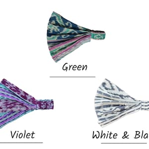 Hippie Headband Pick a Colour Wide yoga headband Womens Headband Multipurpose Face Mask Boho Cotton Bandana / Mens Headband image 10
