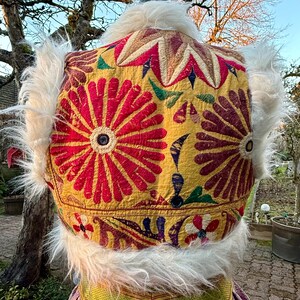 Cropped bohemian hippie vest for music festivals, concerts, and layered outfits, handmade