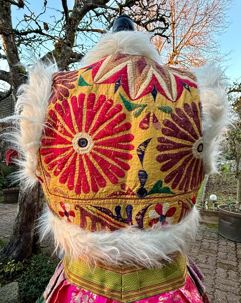 Cropped bohemian hippie vest for music festivals, concerts, and layered outfits, handmade