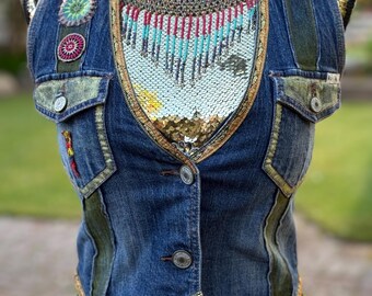 Chaleco con flecos – Trajes para mujer de los años 60 y 70 años para Chaleco con flecos – Trajes para mujer de los años 60 y 70 años para
