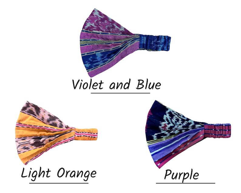 Hippie Headband Pick a Colour Wide yoga headband Womens Headband Multipurpose Face Mask Boho Cotton Bandana / Mens Headband image 8