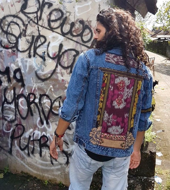 boho denim jacket