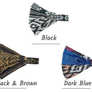 Hippie Headband Pick a Colour Wide yoga headband Womens Headband Multipurpose Face Mask Boho Cotton Bandana / Mens Headband image 9