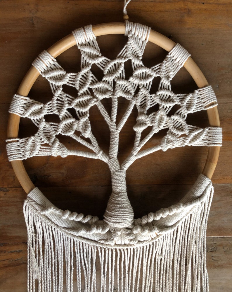Large Boho Tree of Life Dream Catcher Tree of Life Wall Hanging ...