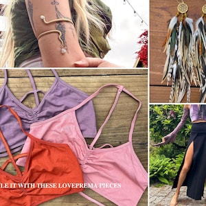 Weiße Kunstpelz-Weste mit gelben und farbigen antiken Textilien Handgefertigt Boho-Weste One of a Kind Festival Hippie Wear Bild 17
