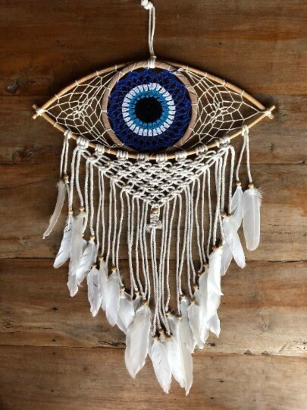 Eye Dream Catcher, Evil Eye Decor, Turkish Evil Eye Gift, Boho Bedroom Decor, Baby Traumfänger ...