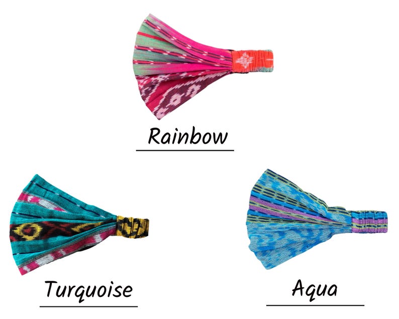Hippie Headband Pick a Colour Wide yoga headband Womens Headband Multipurpose Face Mask Boho Cotton Bandana / Mens Headband image 7