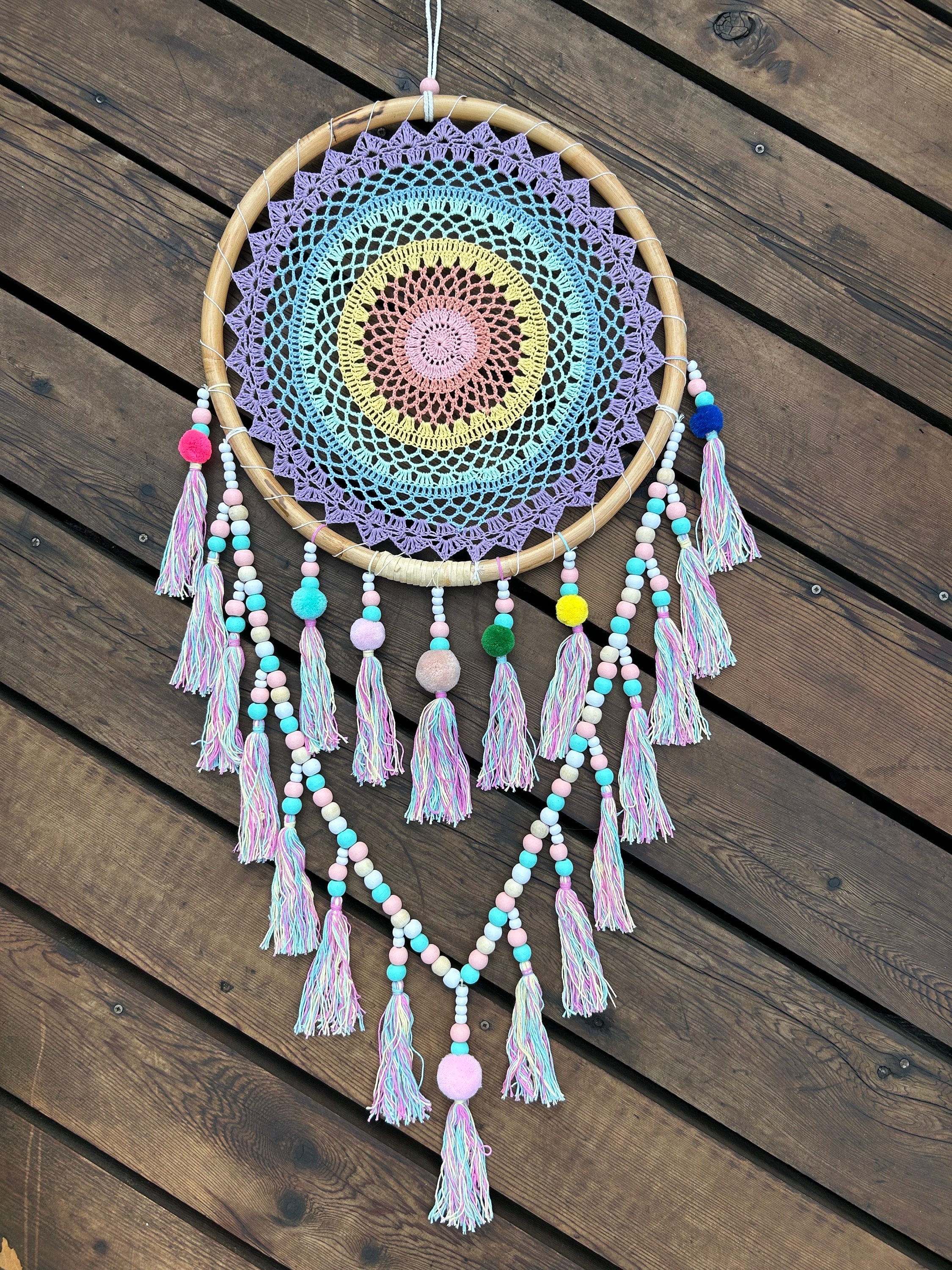 ■■送料無料■ROXY■DREAMCATCHER 78■152cm■調整ビン付■ Amazon.com: ANROYE Blue Triple Moon Goddess Macrame Wall Hanging