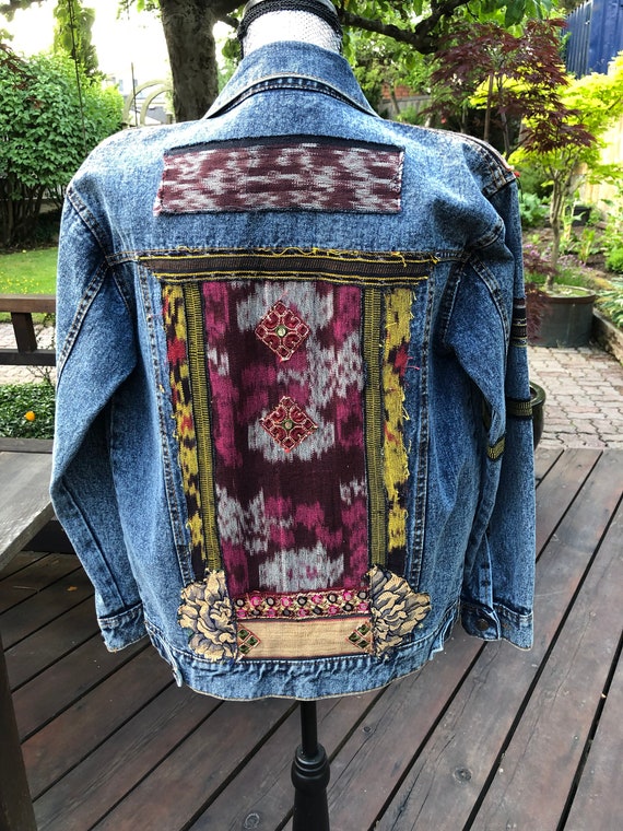 bohemian denim jacket