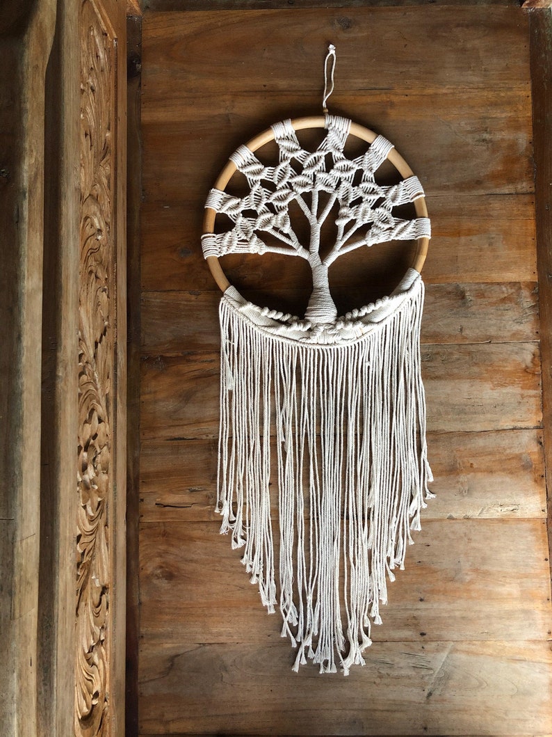 Large Boho Tree of Life Dream Catcher Tree of Life Wall Hanging ...