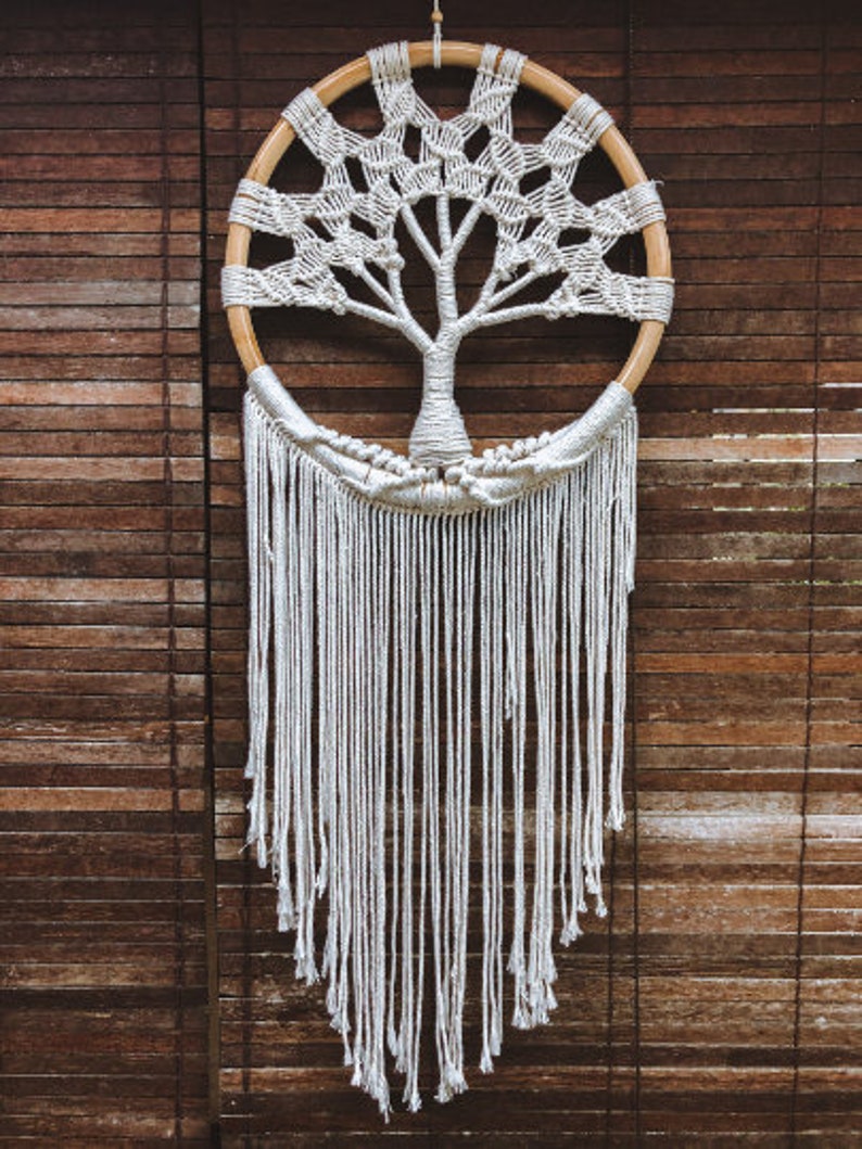 Large Boho Tree of Life Dream Catcher Tree of Life Wall Hanging ...