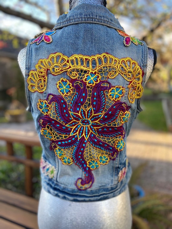 Custom shop jean vest