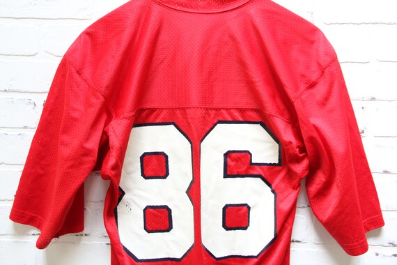 80\u0027s Vintage CORNELL UNIVERSITY Rare Champion V,Neck Jersey, Ithaca New York, Ivy League, Size Small