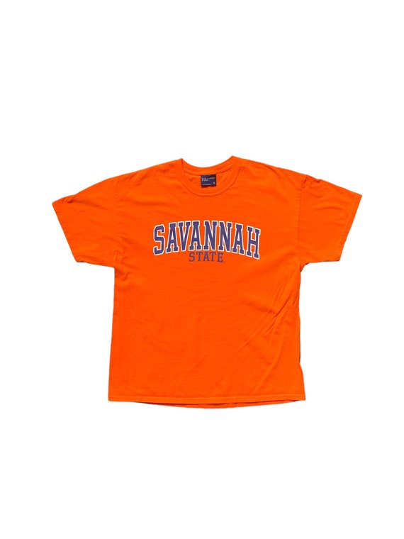 Vintage 90's SAVANNAH STATE UNIVERSITY Orange T-Sh