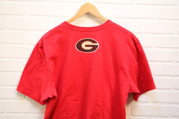 Vintage 90's Georgia Bulldogs Red Nike T-Shirt, A… - image 7