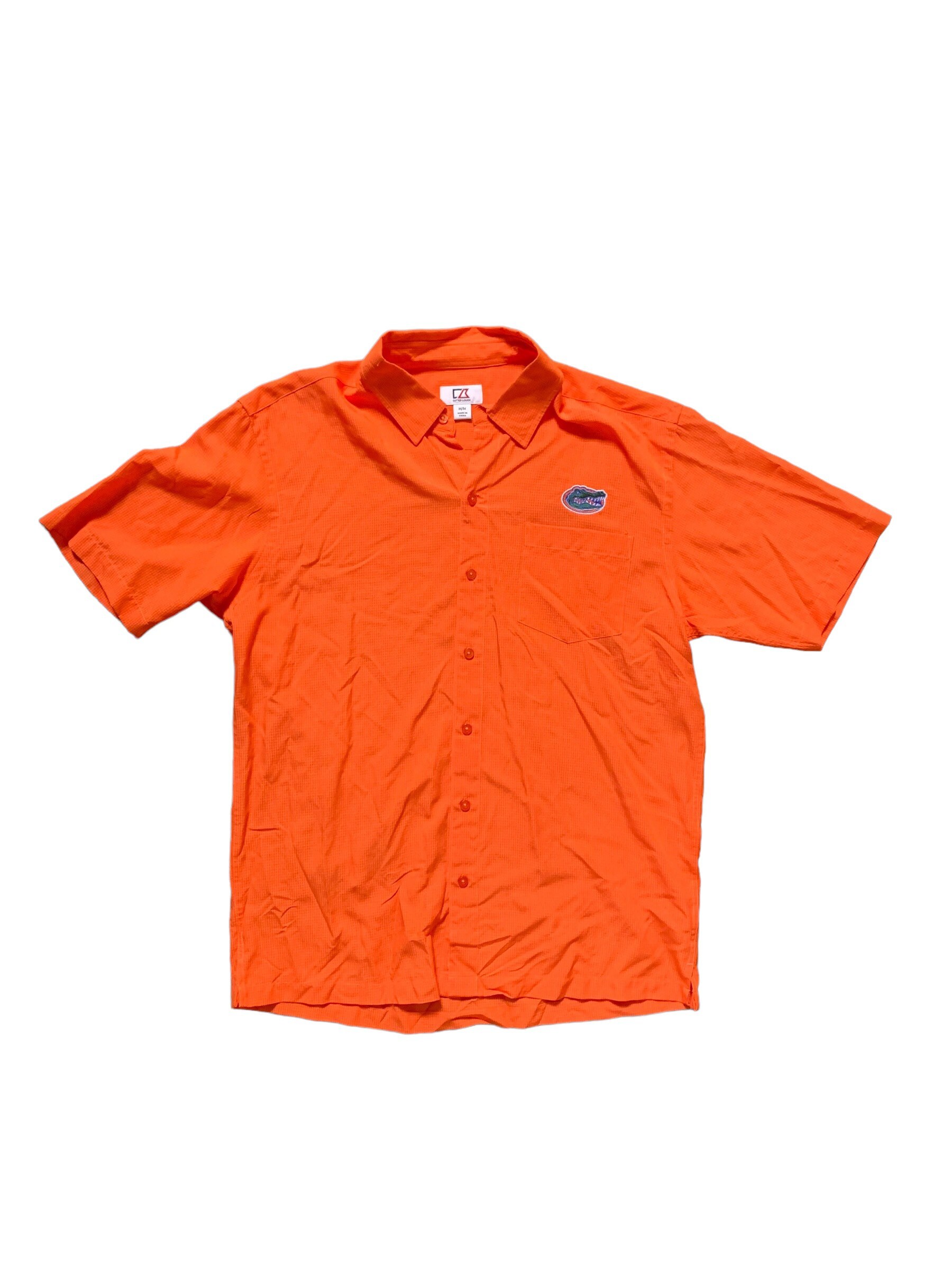 Vintage 90's FLORIDA GATORS Orange Cutter and Buck Button Etsy