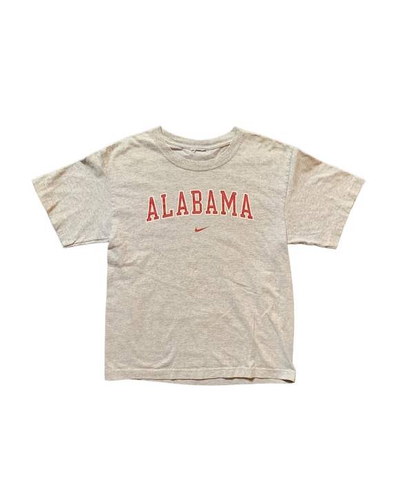 Vintage ALABAMA Crimson Tide Gray Nike T-Shirt, Tu