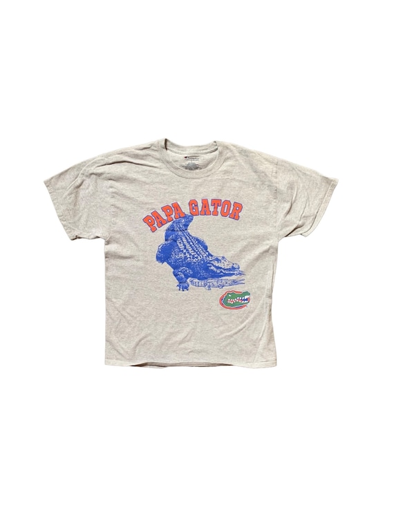 Vintage 90's FLORIDA GATORS Champion Gray T-Shirt,