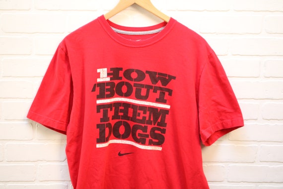 Vintage 90's Georgia Bulldogs Red Nike T-Shirt, A… - image 3