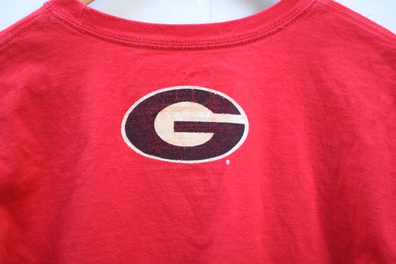Vintage 90's Georgia Bulldogs Red Nike T-Shirt, A… - image 8