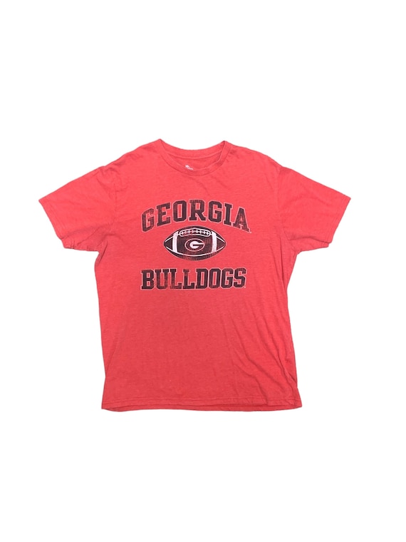 Vintage GEORGIA BULLDOGS Red T-Shirt, UGA, Athens 