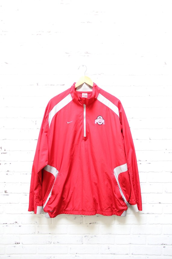 red and white nike jacket