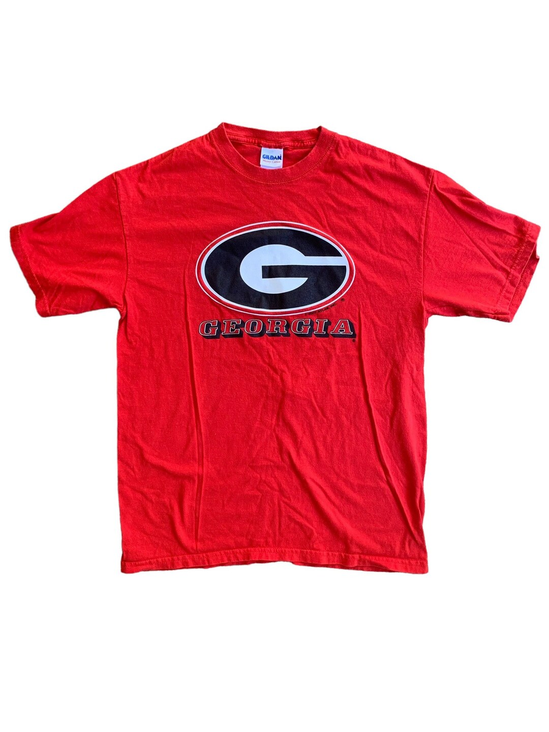 Vintage Bulldogs camiseta roja Athens SEC Etsy España