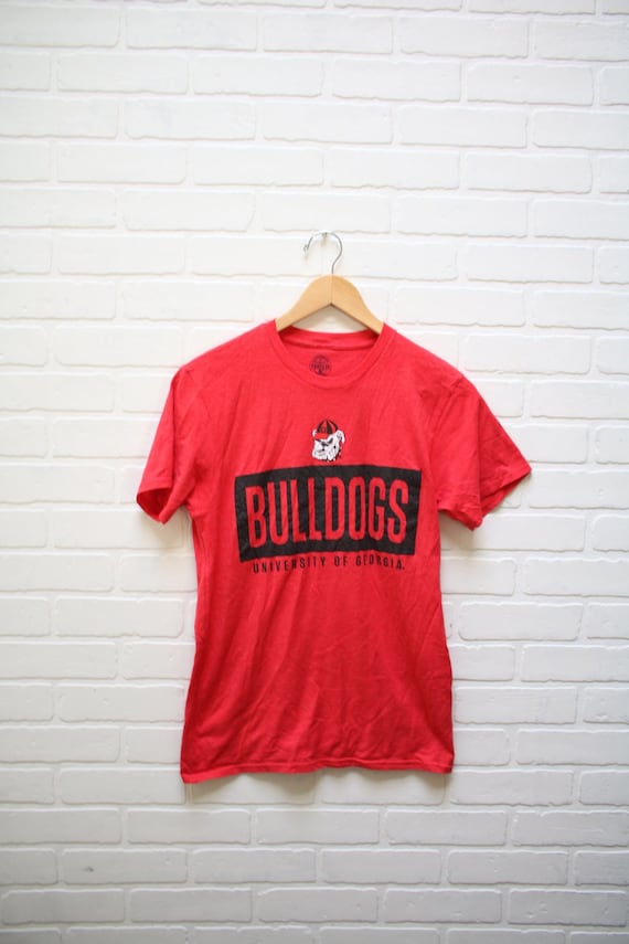 Vintage Georgia Bulldogs Red T-Shirt, Athens Georg