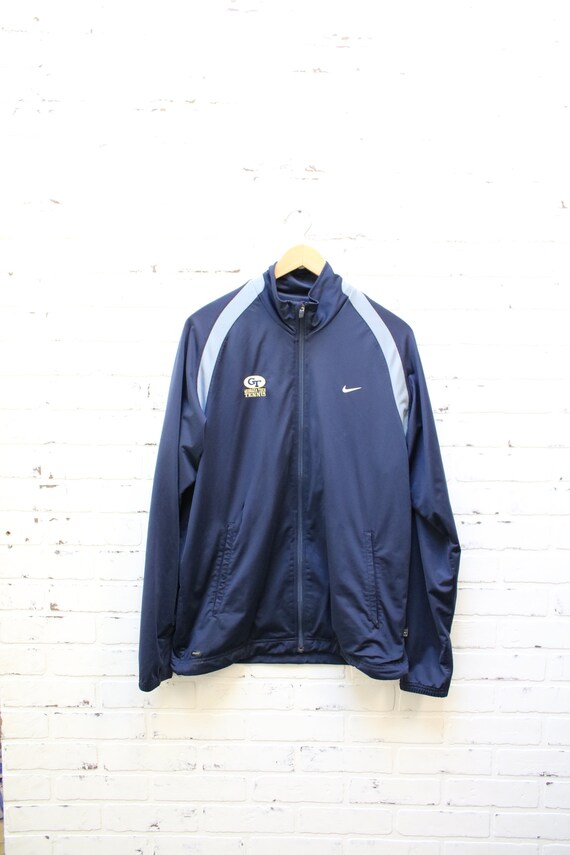 Vintage GEORGIA TECH Tennis Nike Dri-Fit Full-Zip 