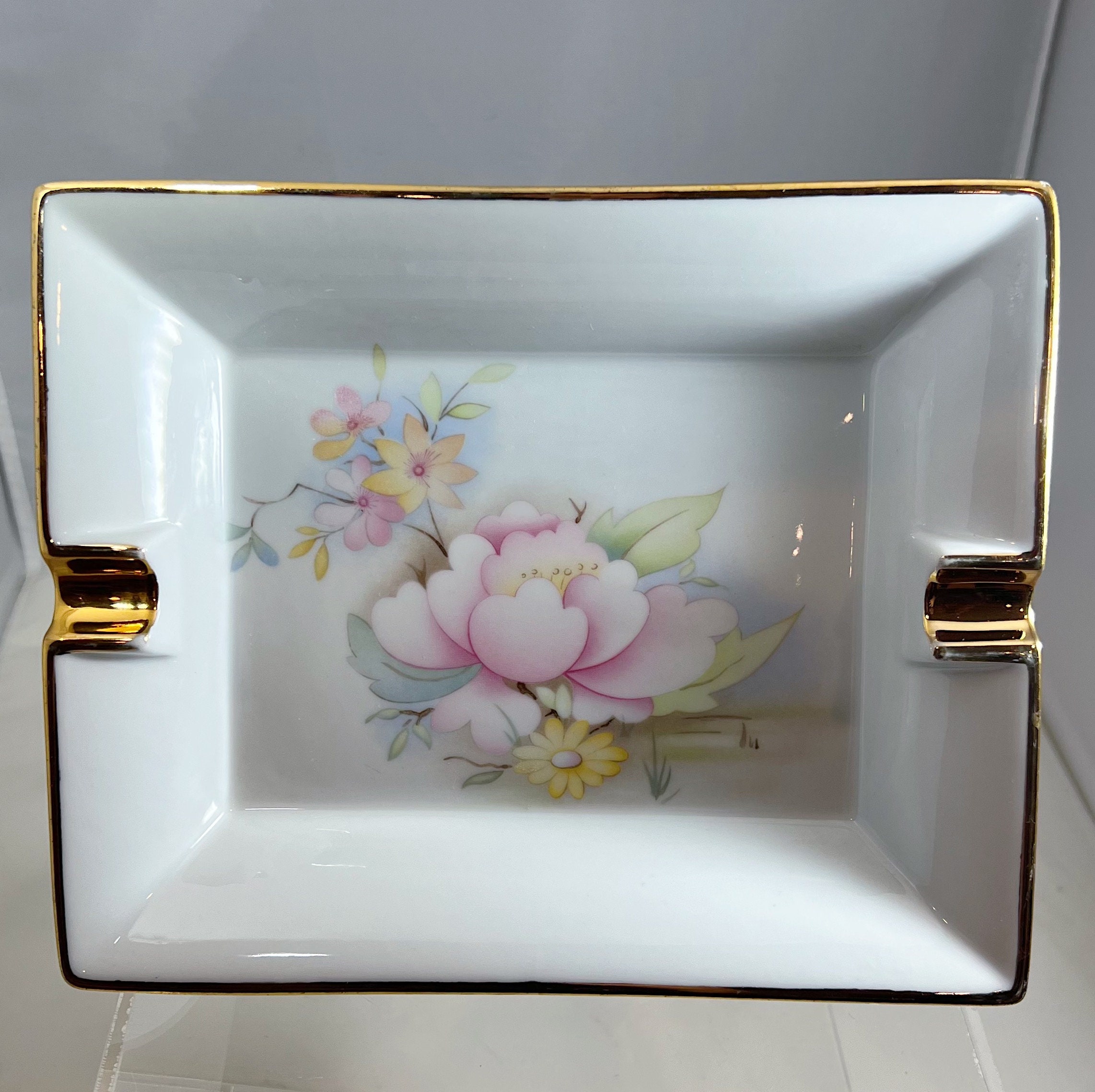 灰皿の花柄 - Etsy 日本