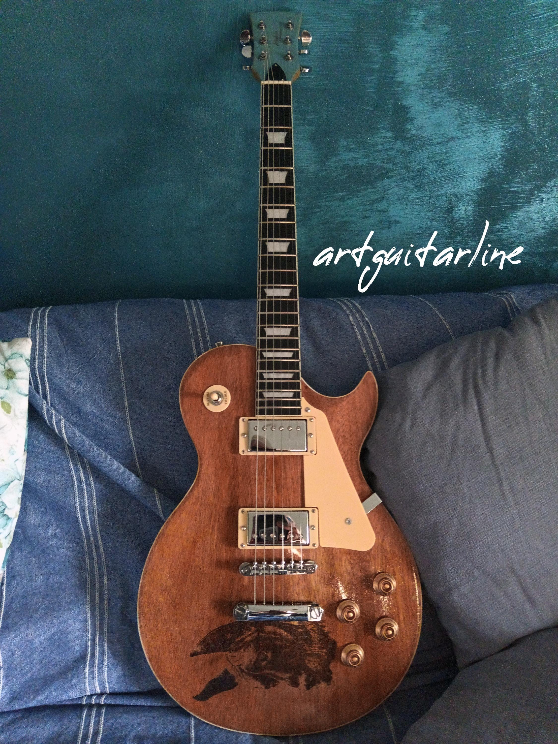 Lespoul model electric guitar