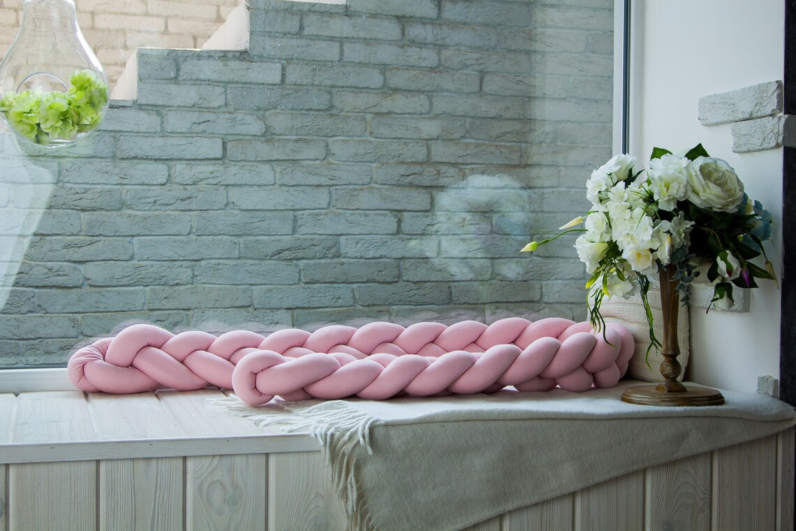 Braided baby crib number from natural hypoallergenic Etsy