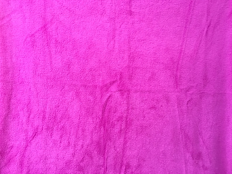 blanket throw Solid Hot Pink 60 X 50 Inches Soft fuzzy warm cuddly fleece
