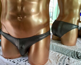 XS, baby gun metal foil, Aquiles, sin forro, frente contorneado, espalda completa, bikini, traje de baño, trajes de baño, MaryAngelBoutique, Starwearusa, EE. UU.