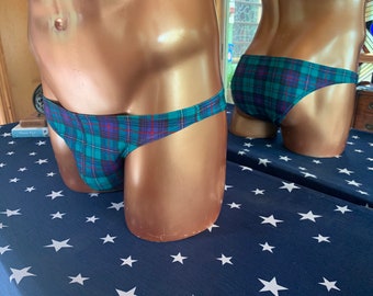 Small, green plaid, unlined, Aries, swmwer, bikinis, Starwearus