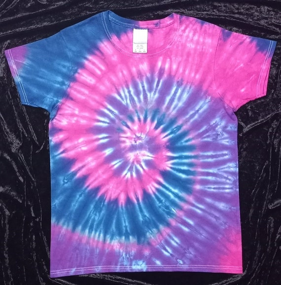 Handmade Pink Purple Teal Tie Dye Swirl Etsy