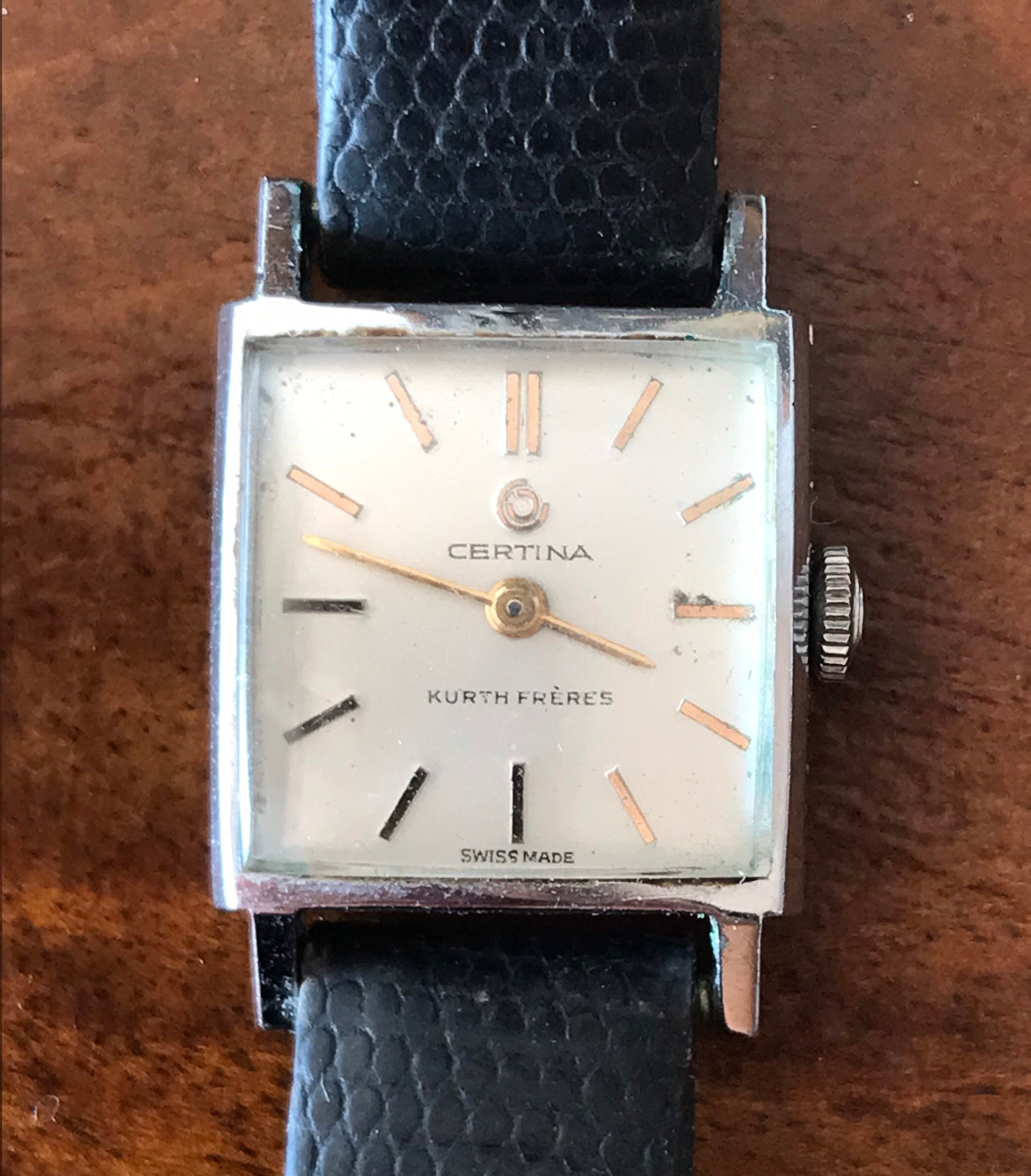 1960 Certina Kurth Frères Automatic Ladies Tank Watch | Etsy Ireland