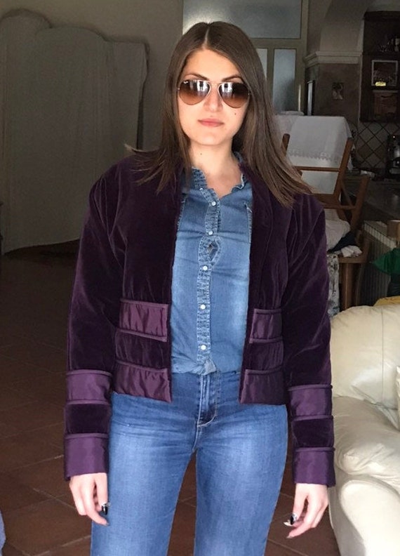 versace velvet jacket