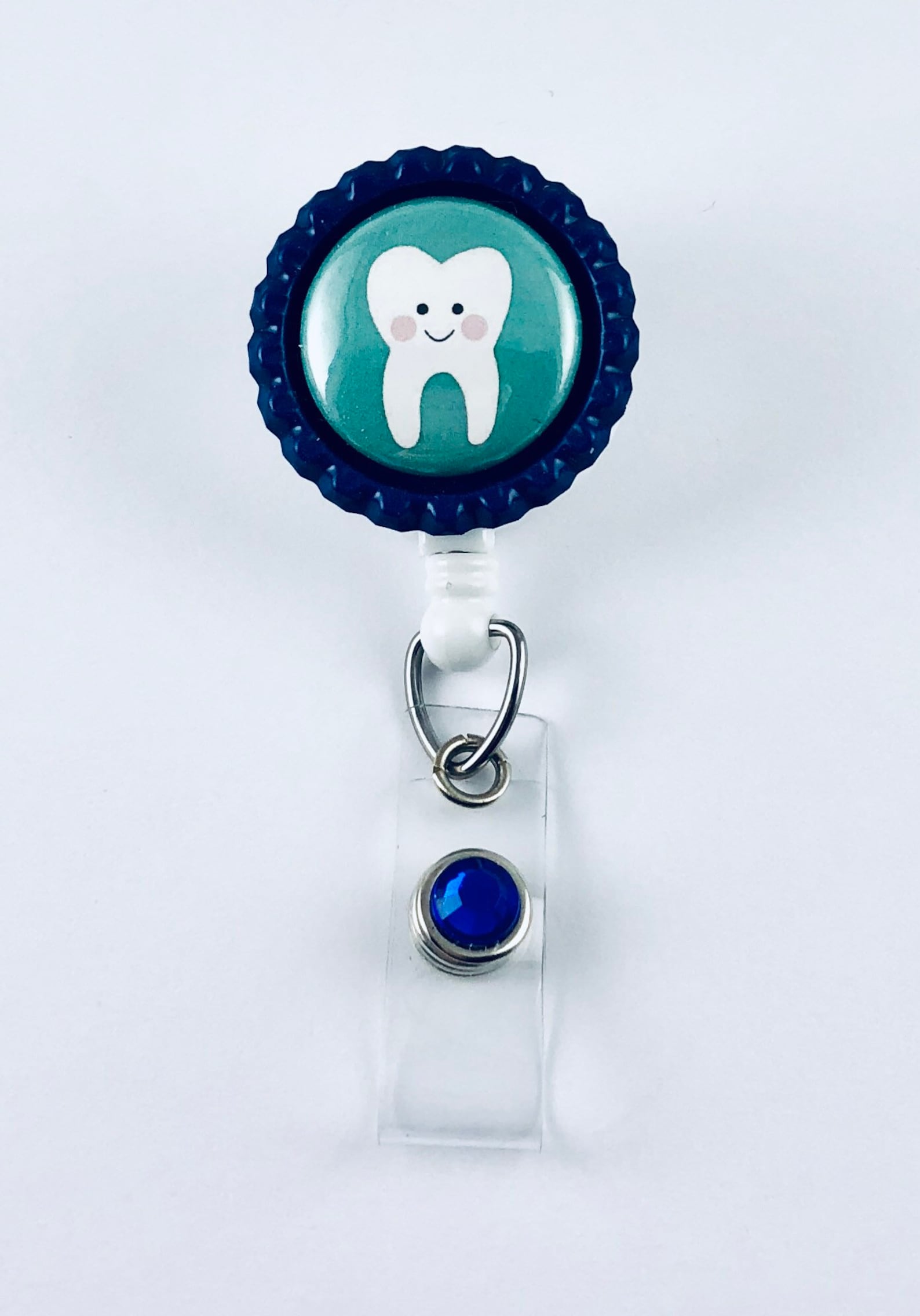 Teeth Badge Reel Etsy