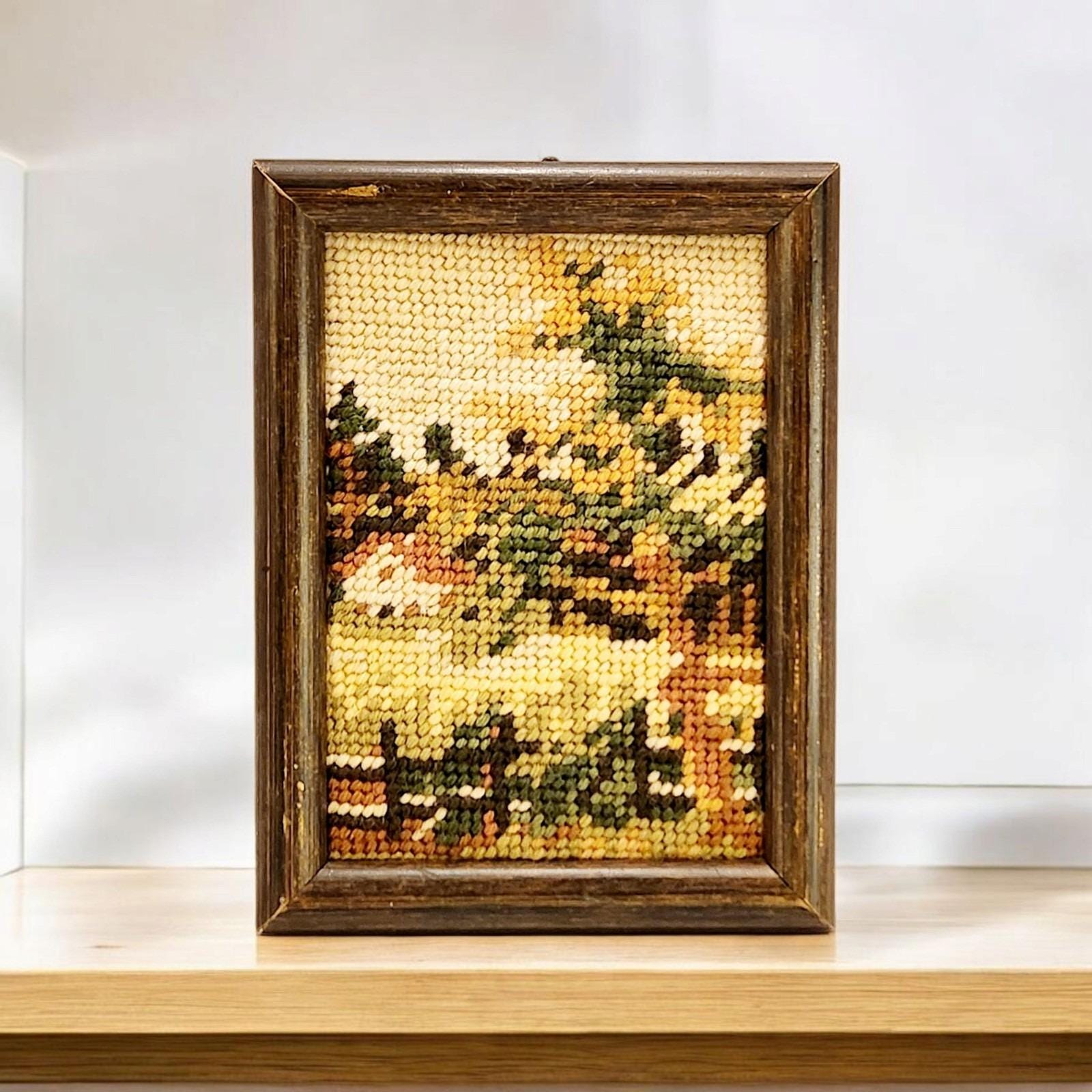 ヨーロッパアート　額縁セット　NEEDLEPOINT Vintage ヨーロッパアート 額縁セット NEEDLEPOINT Vintage Framed