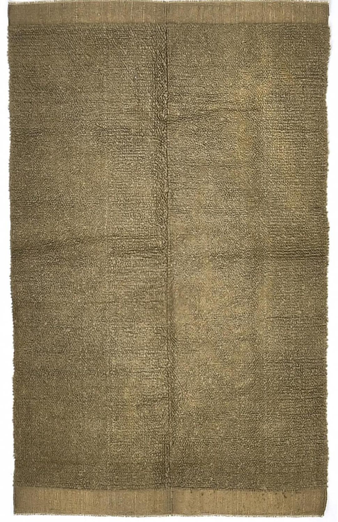 4x7 Army Green Moroccan Stile Wool Rug, Shag Rugs Army Green , 4x7 Dark ...