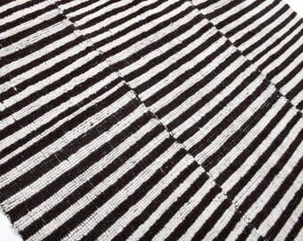 Washable Brown and Taupe Rugs,Abstract Rug in Brown/Off-White,Cream & Brown Rugs,White and Brown Rug,Brown Area Rugs,Nano - Brown White Rug