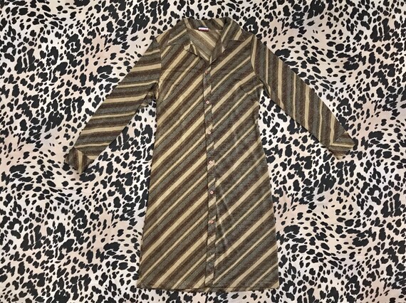 Vintage 1990’s glitter metallic stripe stretch kni