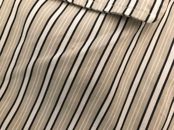 Vintage 1970’s monochrome vertical stripe blazer.… - image 4
