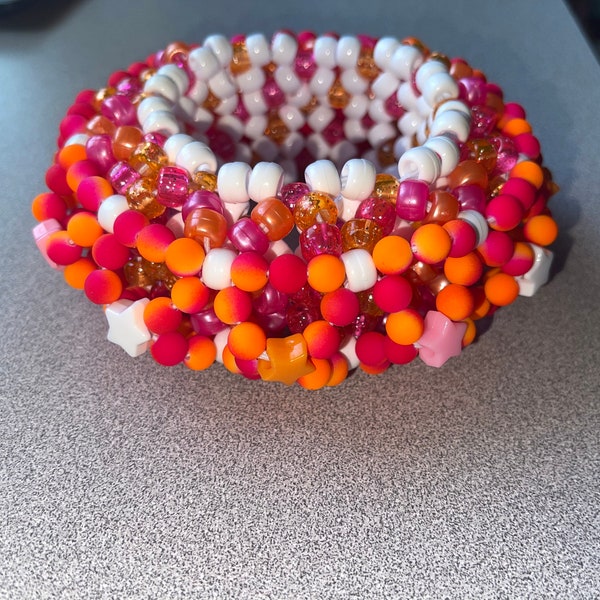 Sunsett Bliss 3D Kandi Cuff