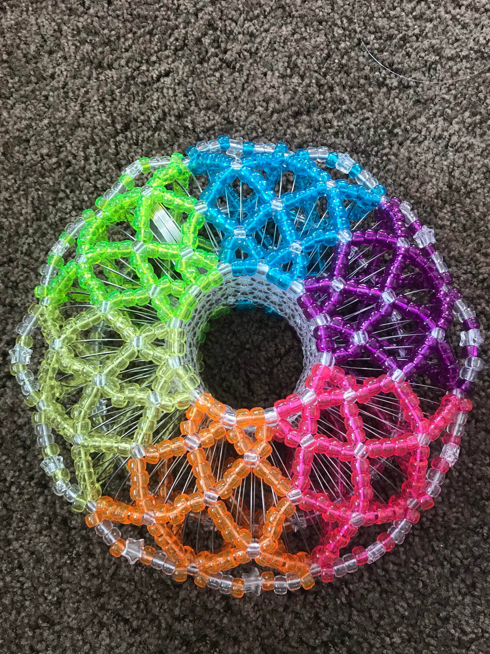 Rainbow Kandi Cuff Canada