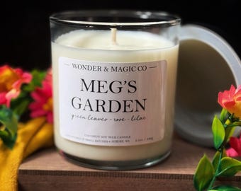 Meg's Garden Scented Candle - Inspired by Little Women