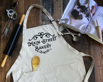 Main Street Bakery Apron - Kitchen Smock - Disney Inspired