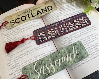 Outlander Inspired Metal Bookmark