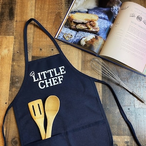 Little Chef Kid&#39;s Kitchen Apron - Kitchen Smock for Kids